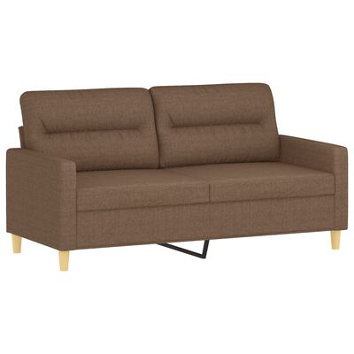 vidaXL 2-personers sofa 140 cm stof brun