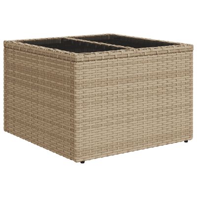 vidaXL sofasæt til haven 12 dele med hynder polyrattan beige