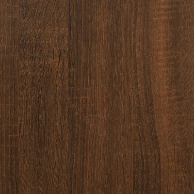 vidaXL skab 69,5x31x115 cm konstrueret træ brun sonoma-eg