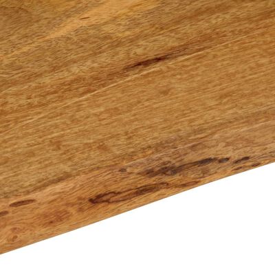 vidaXL bordplade 120x40x3,8 cm naturlig kant massivt mangotræ