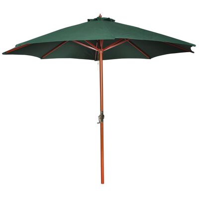 vidaXL parasol 258 cm grøn