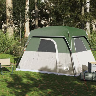 vidaXL 4-personers campingtelt vandtæt grøn