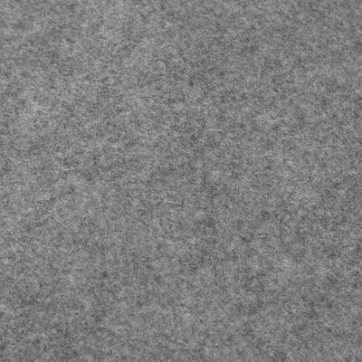 vidaXL poolunderlag 500x250 cm polyester-geotekstil lysegrå