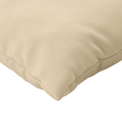 vidaXL pallehynder 2 stk. stof beige