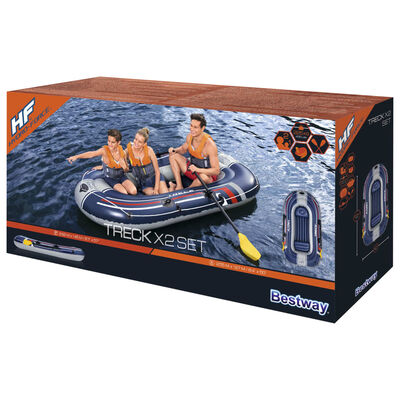 Bestway Hydro-Force Treck x2 Set oppustelig båd 255x127 cm