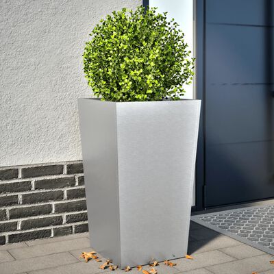 vidaXL plantekrukker 2 stk. 45x45x75 cm galvaniseret stål