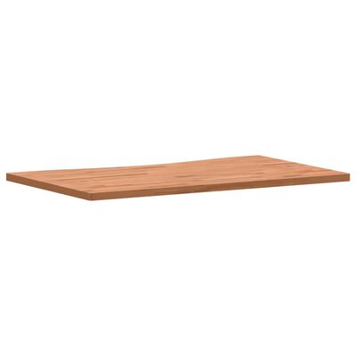 vidaXL skrivebordsplade 100x(55-60)x2,5 cm massivt bøgetræ