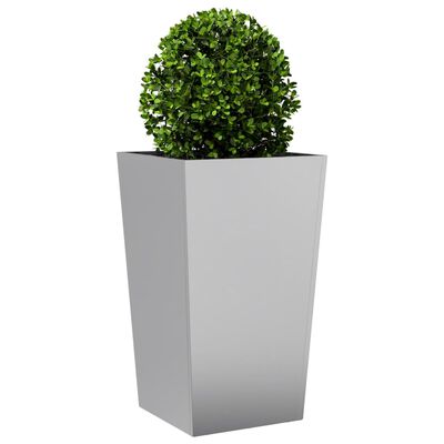 vidaXL plantekrukker 2 stk. 45x45x75 cm galvaniseret stål