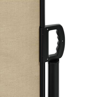 vidaXL sammenrullelig sidemarkise 180x300 cm beige