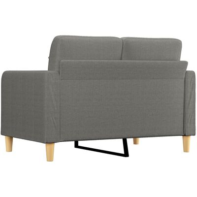 vidaXL 2-personers sofa 120 cm stof mørkegrå