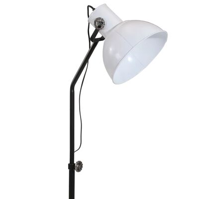 vidaXL gulvlampe 30x30x90-150 cm 25 W E27 hvid