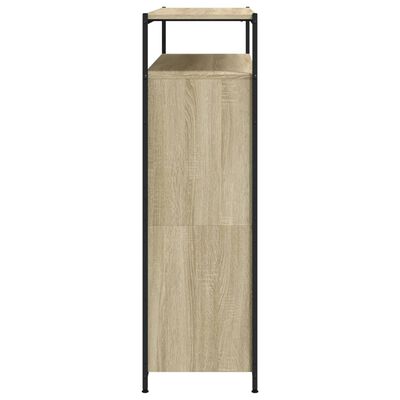 vidaXL skoskab med 4 vippeskuffer 100x34x112 cm sonoma-eg