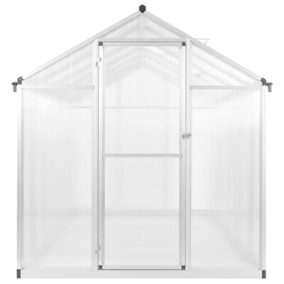 vidaXL drivhus 421x190x195 cm 15,6 m³ aluminium