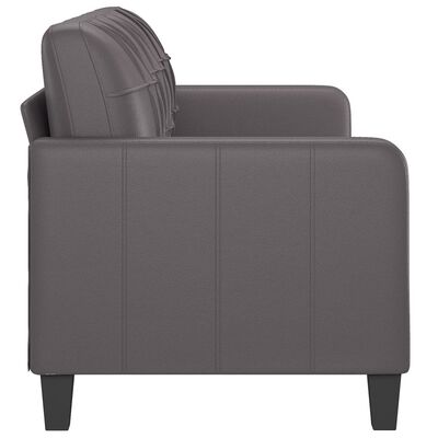 vidaXL 3-personers sofa 180 cm kunstlæder grå