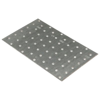 vidaXL perforerede plader 20 stk. 2 mm 200x120 mm galvaniseret stål