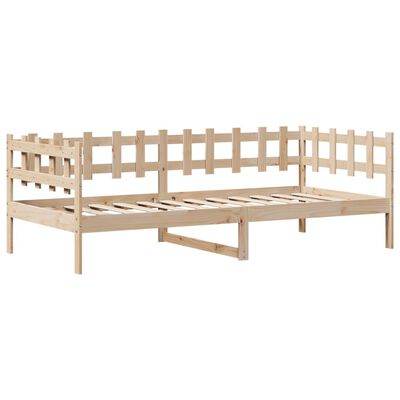 vidaXL daybed med skuffer 80x200 cm massivt fyrretræ