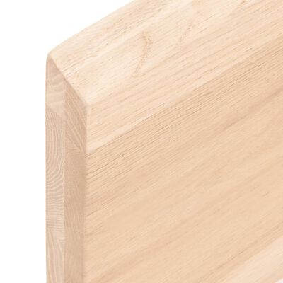 vidaXL bordplade 160x40x(2-4)cm naturlig kant ubehandlet massivt træ