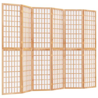 vidaXL 6-panels rumdeler 240x170 cm foldbar japansk stil