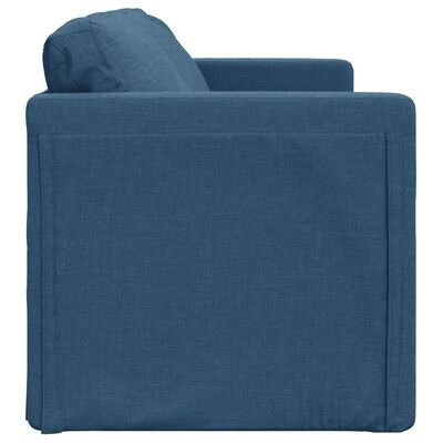 vidaXL 2-i-1 sovesofa 112x174x55 cm stof blå