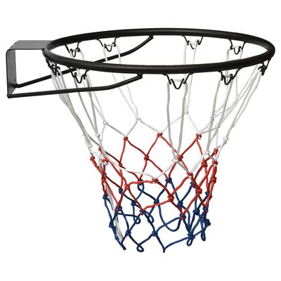 vidaXL basketkurv 45 cm stål sort