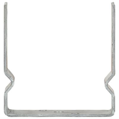 vidaXL jordankre 2 stk. 14x6x15 cm galvaniseret stål sølvfarvet