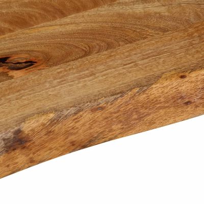 vidaXL bordplade 110x40x2,5 cm naturlig kant massivt mangotræ