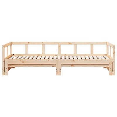 vidaXL daybed uden madras 80x200 cm massivt fyrretræ