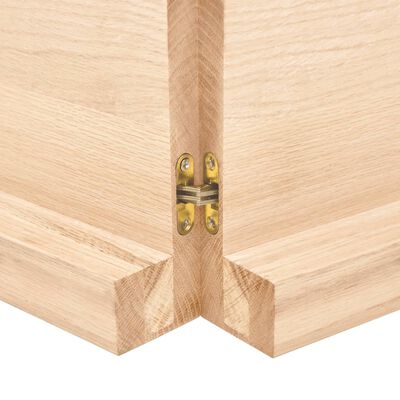 vidaXL bordplade 160x60x(2-6)cm naturlig kant ubehandlet massivt træ