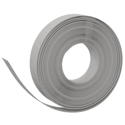 vidaXL græskanter 5 stk. 10 m 10 cm polyethylen grå