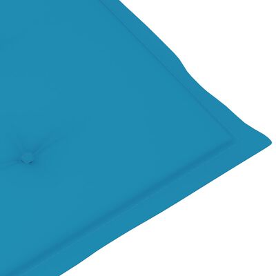 vidaXL hynde til dækstol (75+105)x50x4 cm blå
