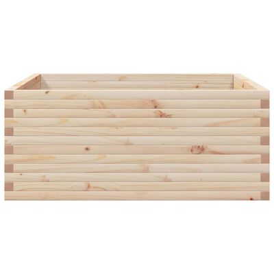 vidaXL plantekasse 110x110x46 cm massivt fyrretræ