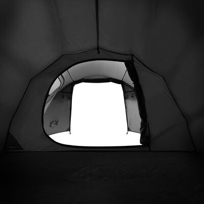 vidaXL 3-personers tunneltelt vandtæt mørklægningsstof hvid