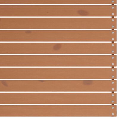 vidaXL midterdele til havesofa 2 stk. massivt fyrretræ gyldenbrun