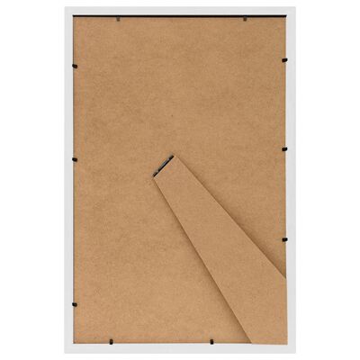 vidaXL billedrammer 5 stk. til bord 21x29,7 cm MDF hvid