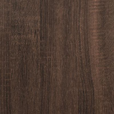 vidaXL skænk 60x39x80 cm konstrueret træ brun egetræsfarve