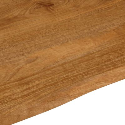 vidaXL bordplade 90x80x2,5 cm naturlig kant massivt mangotræ