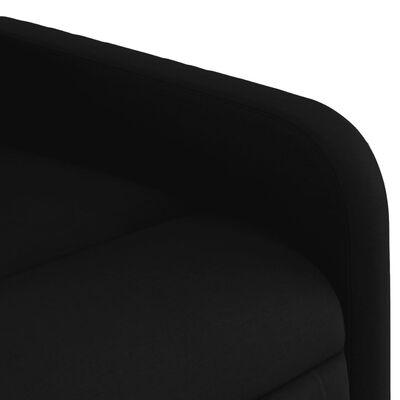 vidaXL eldrevet lænestol med løftefunktion stof sort