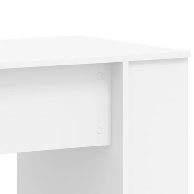 vidaXL skrivebord 140x50x75 cm konstrueret træ hvid