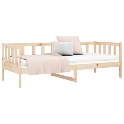 vidaXL daybed uden madras 90x190 cm massivt fyrretræ