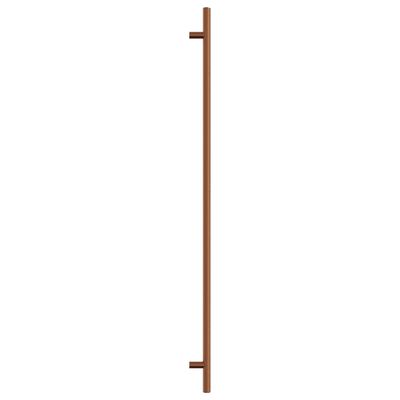 vidaXL skabshåndtag 20 stk. 480 mm rustfrit stål bronzefarvet