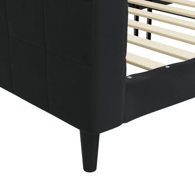 vidaXL daybed 90x200 cm velour sort