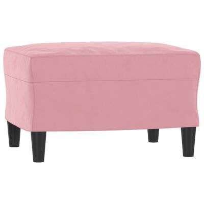 vidaXL fodskammel 60x50x41 cm velour pink