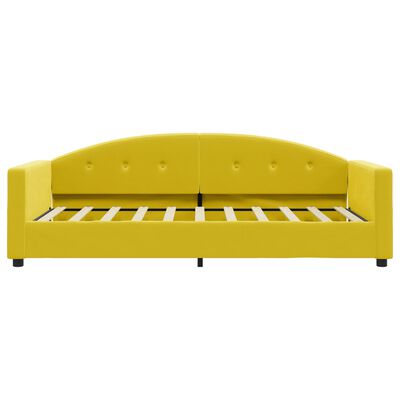 vidaXL daybed 80x200 cm velour gul