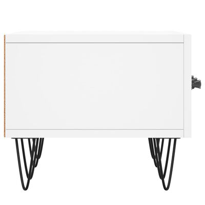 vidaXL tv-bord 150x36x30 cm konstrueret træ hvid