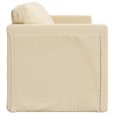 vidaXL 2-i-1 sovesofa 112x174x55 cm stof creme