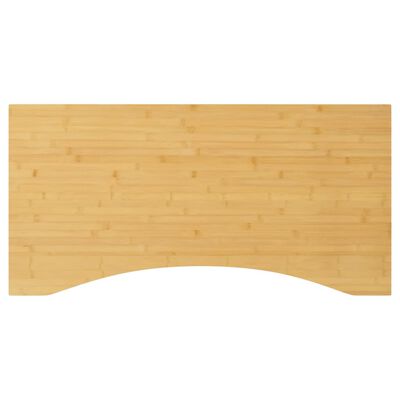 vidaXL bordplade til skrivebord 100x50x2,5 cm bambus