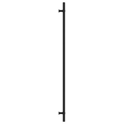 vidaXL skabshåndtag 20 stk. 480 mm rustfrit stål sort