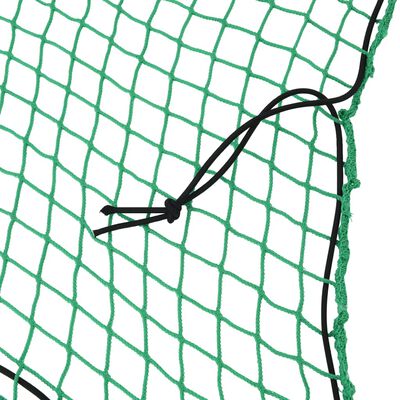 vidaXL trailernet med elastiksnor 2,1x1,25 m PP grøn