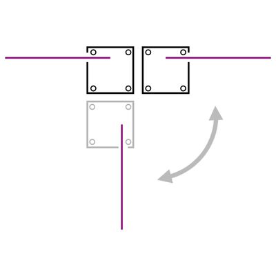 vidaXL sammenrullelig sidemarkise 160x600 cm blå