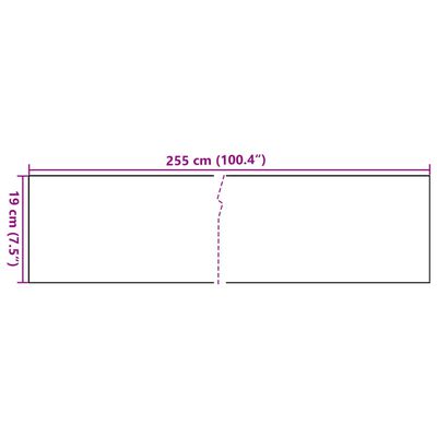 vidaXL altanafskærmninger 10 stk. 255x19 cm polyrattan antracitgrå